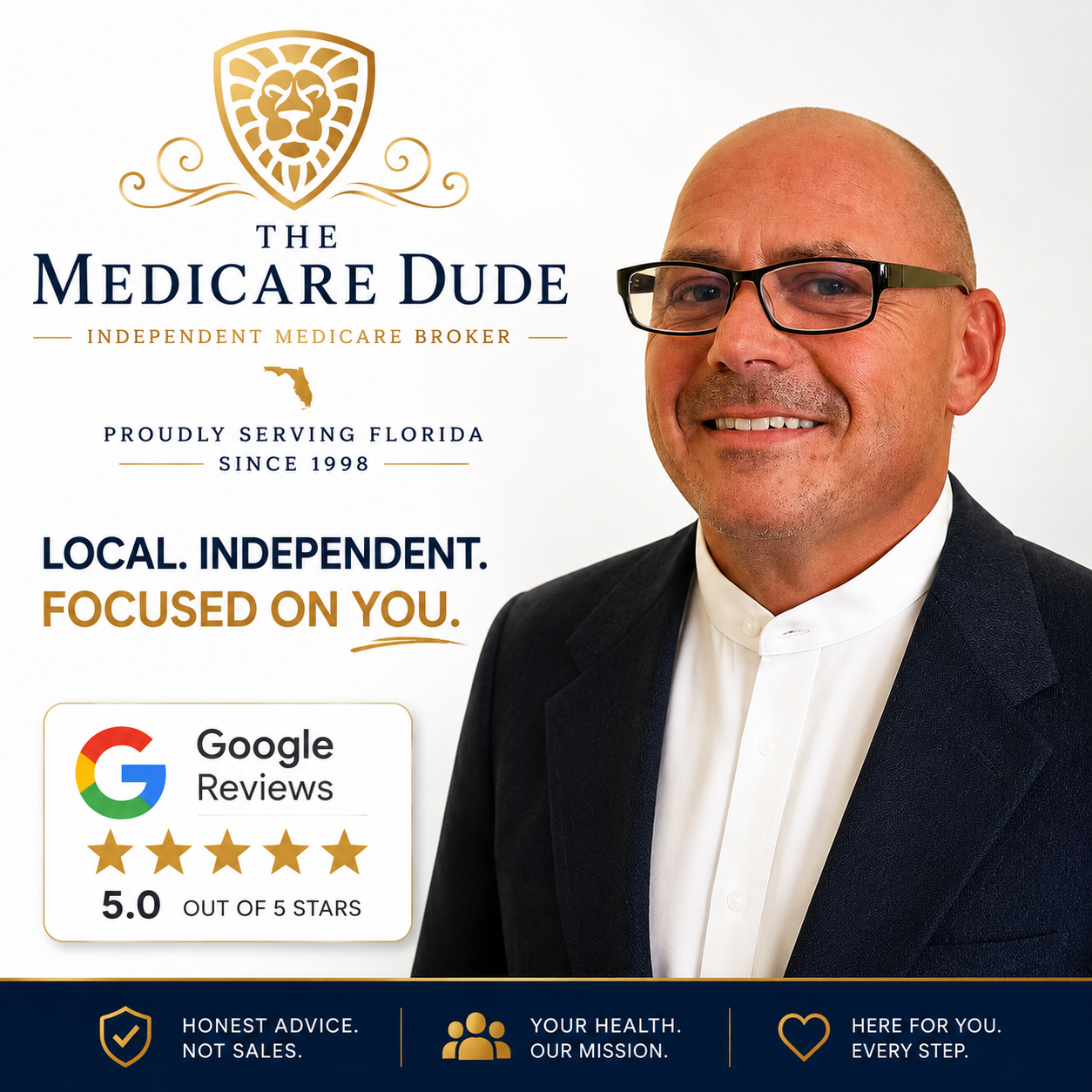 William Gray — The Medicare Dude, independent Medicare broker in Northeast Florida